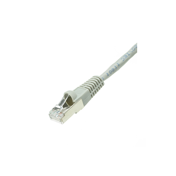 Valatud varjestatud Cat6 Grey Ethernet Patch Cable.jpg Molded Shielded Cat6 Gray Ethernet Patch Cable.jpg