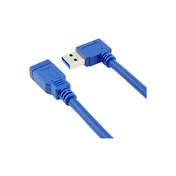 90 Degree USB 3.0 A Male To Female Extension Cable