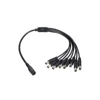 DC 5.5x2.1mm emane kuni 8 mees power splitter kaabel