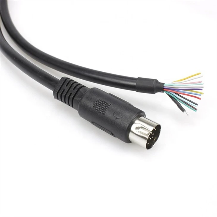 13 Pin Din Plug Audio Tuner open end Cable